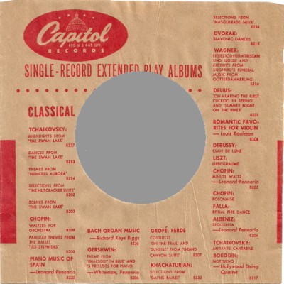 1 VINTAGE COMPANY SLEEVE - For 45rpm, Sleeve(s) only - Autres