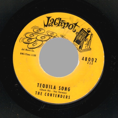 THE CONTENDERS - Tequila Song / Wildman - 45T (SP 2 titres)