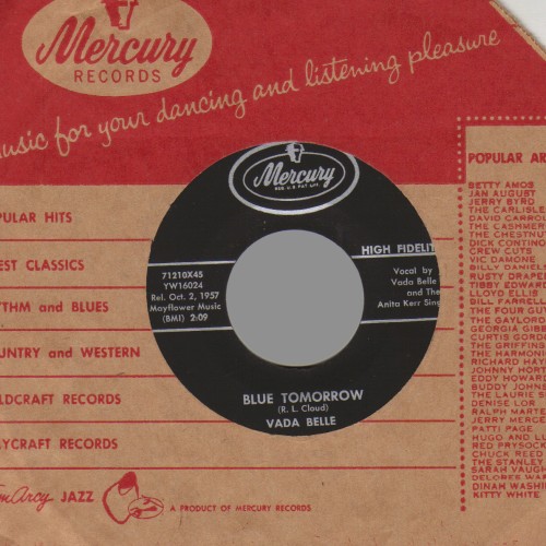 VADA BELLE & ANITA KERR SINGERS - Gold In My Sunshine / Blue Tomorrow - 45T (SP 2 titres)
