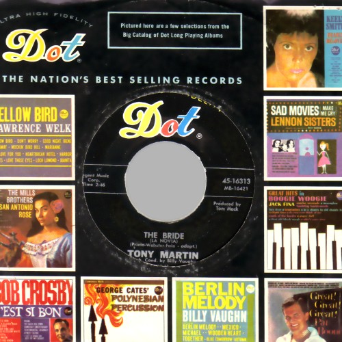 TONY MARTIN - The Bride / Horizons Of Joy - 45T (SP 2 titres)