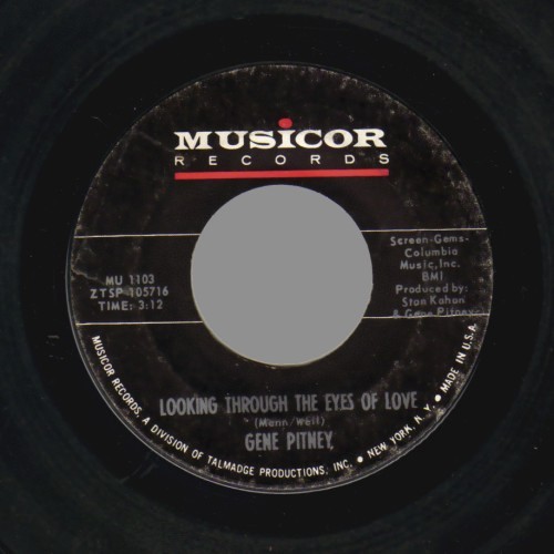 Gene Pitney Looking+Through+The+Eyes+Of+Love+/+There's+No+Livin'+Without+Your+Love 45RPM