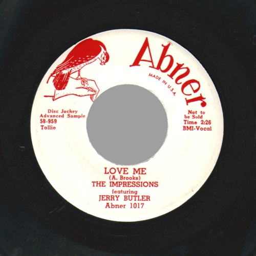 Love Me / Come Back My Love - Impressions Ftg Jerry Buttler