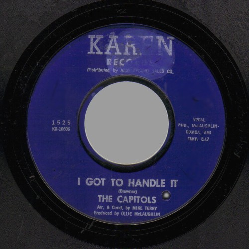 THE CAPITOLS - Zig-zagging / I Got to Handle It - 45T (SP 2 titres)