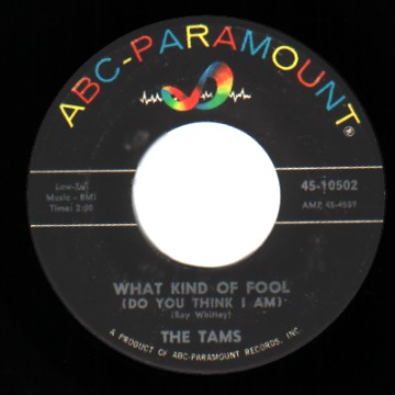 THE TAMS - Laugh It Off / What Kind Of Fool - 7inch (SP)