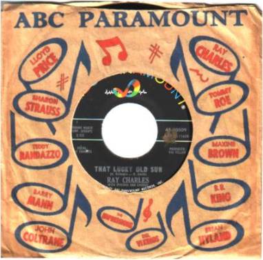 RAY CHARLES - Ol' Man Time / That Lucky Old Sun - 45T (SP 2 titres)