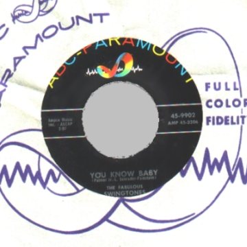 THE FABULOUS SWINGTONES - Geraldine / You Know Baby - 45T (SP 2 titres)