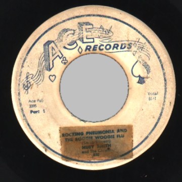 HUEY SMITH - Rockin Pneumonia and The Boogie Woogie Flu Pt 1 / Pt 2 - 45T (SP 2 titres)