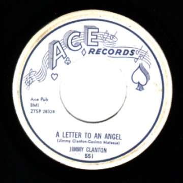 JIMMY CLANTON - A letter to an Angel / A part of me - 45T (SP 2 titres)
