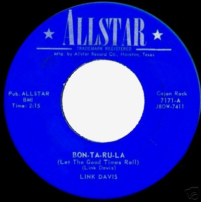LINK DAVIS - Bon-ta-ru-la / Memories with you - 45T (SP 2 titres)