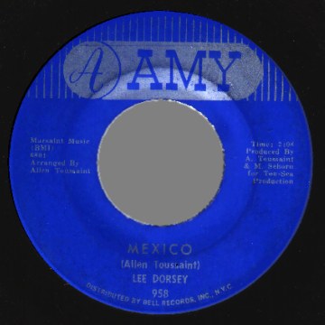 LEE DORSEY - Working in the coal mine / mexico - 7inch (SP)