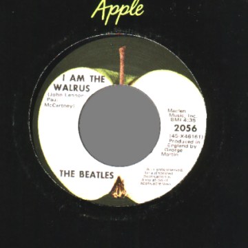 Beatles I Am The Walrus / Hello Goodbye 45RPM