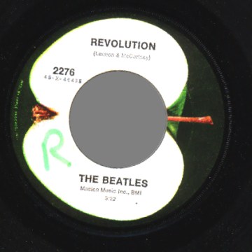 THE BEATLES - Revolution / Hey jude - 45T (SP 2 titres)