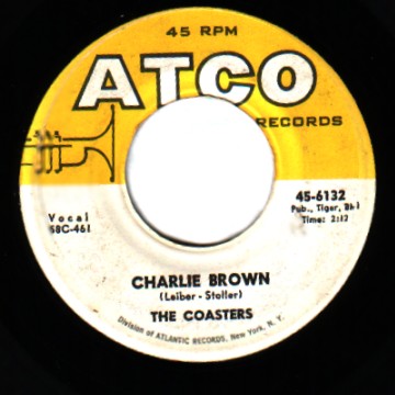 Coasters Three Cool Cats / Charlie Brown 45RPM