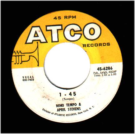 NINO TEMPO AND APRIL STEVENS - Stardust / 1-45 - 45T (SP 2 titres)