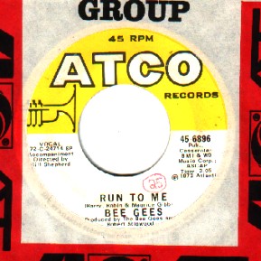 BEE GEES - Run To Me / Road To Alaska - 7inch (SP)