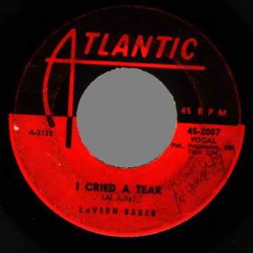 LAVERN BAKER - I Cried A Tear / Dix-a-billy - 45T (SP 2 titres)