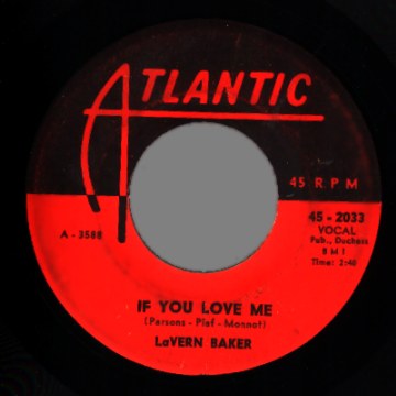 LAVERN BAKER - So High So Low / If You Love Me - 7inch (SP)