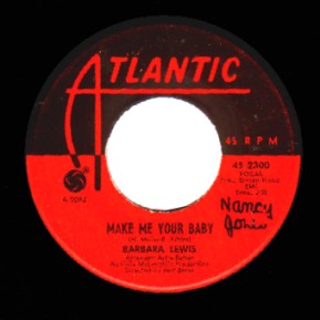 BARBARA LEWIS - Love To Be Loved / Make Me Your Baby - 45T (SP 2 titres)