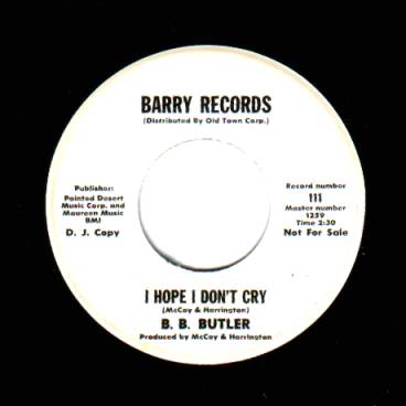 B.B. Butler 7"