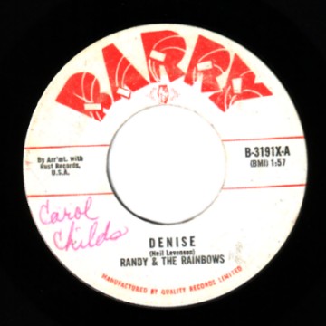 Randy & The Rainbows 7"
