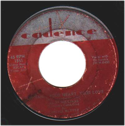 Williams,Andy Promise Me Love / Your Hand Your Heart Your Love 45RPM
