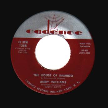 ANDY WILLIAMS - Hawaiian Wedding Song / The House Of Bamboo - 7inch (SP)