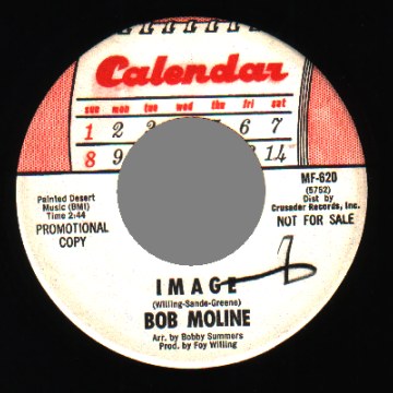 BOB MOLINE - Torturing Me / Image - 45T (SP 2 titres)