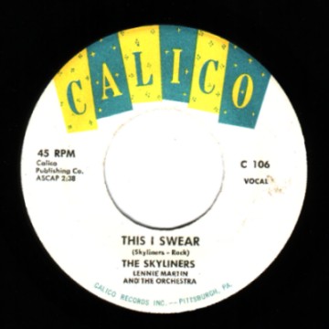 THE SKYLINERS - Tomorrow / This I Swear - 7inch (SP)