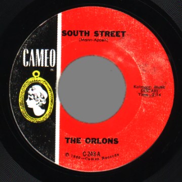 THE ORLONS - South Street / Them Terrible Boots - 45T (SP 2 titres)