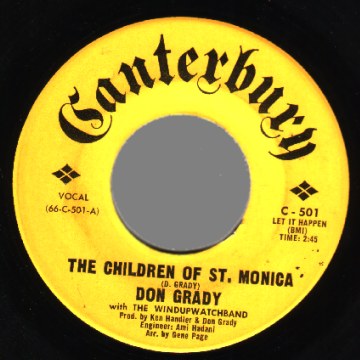 DON GRADY - A Good Man To Have Around The House / The Children Of St. Monica - 45T (SP 2 titres)