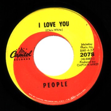 PEOPLE - I Love You / Somebody Tell Me My Name - 45T (SP 2 titres)