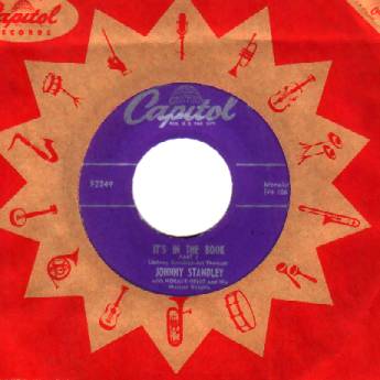 JOHNNY STANDLEY - It's In the Book - 7inch (SP)