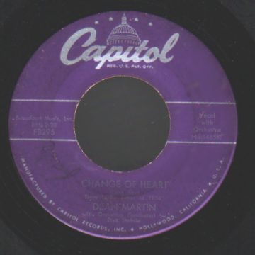 Dean Martin - Change Of Heart / Memories Are Made Of This