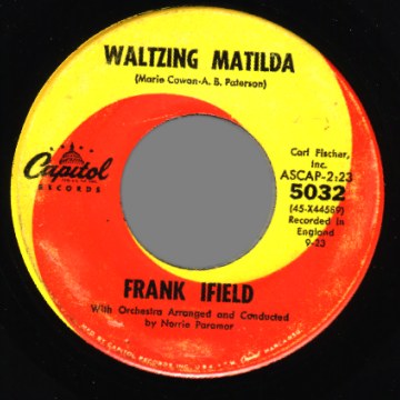 Ifield,Frank I'm+Confessin'+/+Waltzing+Matilda 45RPM