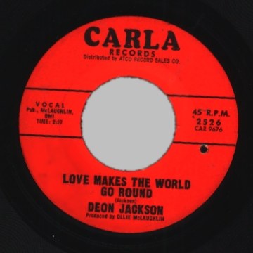 DEON JACKSON - Love Makes The World Go Round / You Said You Loved Me - 45T (SP 2 titres)