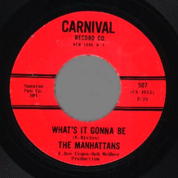 THE MANHATTANS - I Wanna Be Your Everything / What's It Gonna Be - 45T (SP 2 titres)