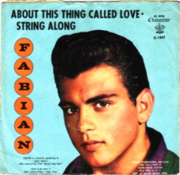 FABIAN - String Alone / About This Thing Called Love - 45T (SP 2 titres)