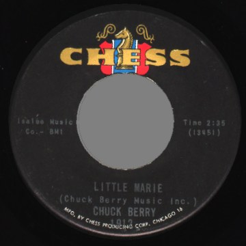 CHUCK BERRY - Go bobby soxer / little marie - 45T (SP 2 titres)