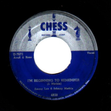 JIMMY LEE AND JOHNNY MATHIS - If You Don't, Somebody Else / I'm Beginning To Remember - 45T (SP 2 titres)