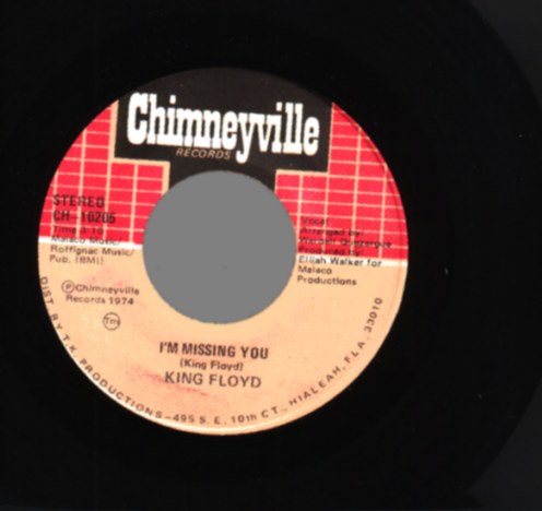 KING FLOYD - Don't cry no more / I'm missing you - 45T (SP 2 titres)
