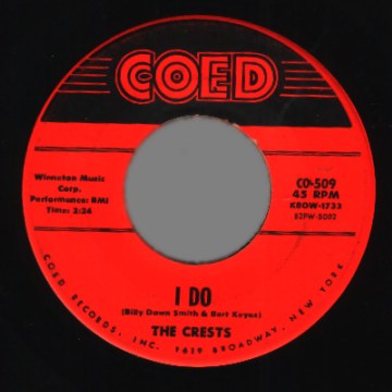 Crests - Six Nights A Week/ I Do