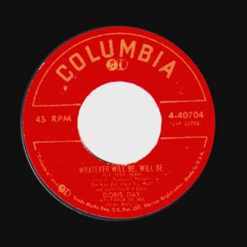 DORIS DAY - I've Gotta Sing Away These Blues / Whatever Will Be, Will Be (Que Sera, Sera) - 7inch (SP)