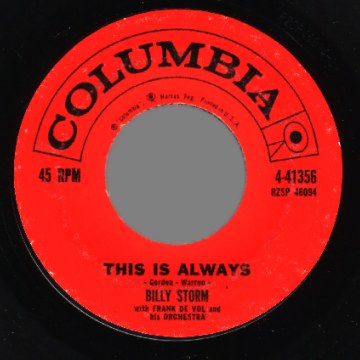 Billy Storm 7"