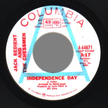 Jack Bedient And The Chessmen 7"