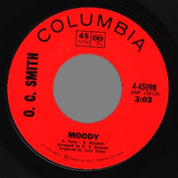 O.C. SMITH - Isn't life beautiful / moody - 45T (SP 2 titres)