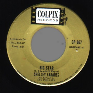 SHELLEY FABARES - Telephone (won't You Ring) / Big Star - 45T (SP 2 titres)