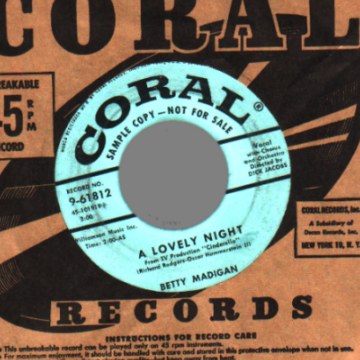BETTY MADIGAN - A Lovely Night / True Love Gone - 7inch (SP)