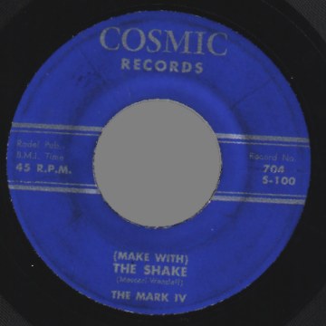 THE MARK IV - The shake / 45 RPM - 45T (SP 2 titres)