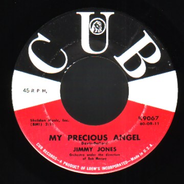 JIMMY JONES - Good Timin' / My Precious Angel - 45T (SP 2 titres)