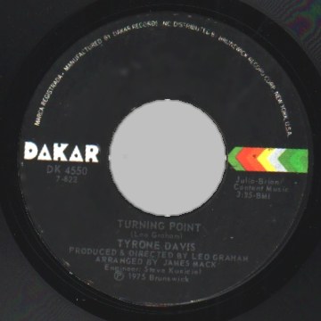 Tyrone Davis - Don't Let It Be Too Late / Turning Point Album